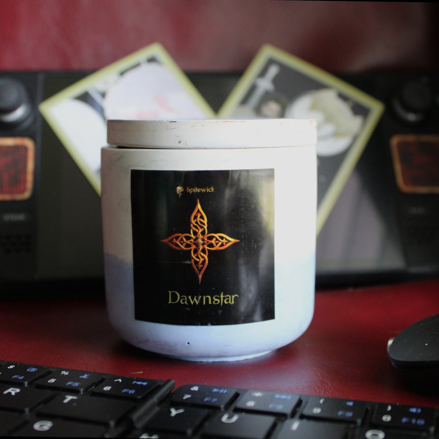 ❄️ Dawnstar Candle — A Skyrim Winter Captured in Wax ❄️