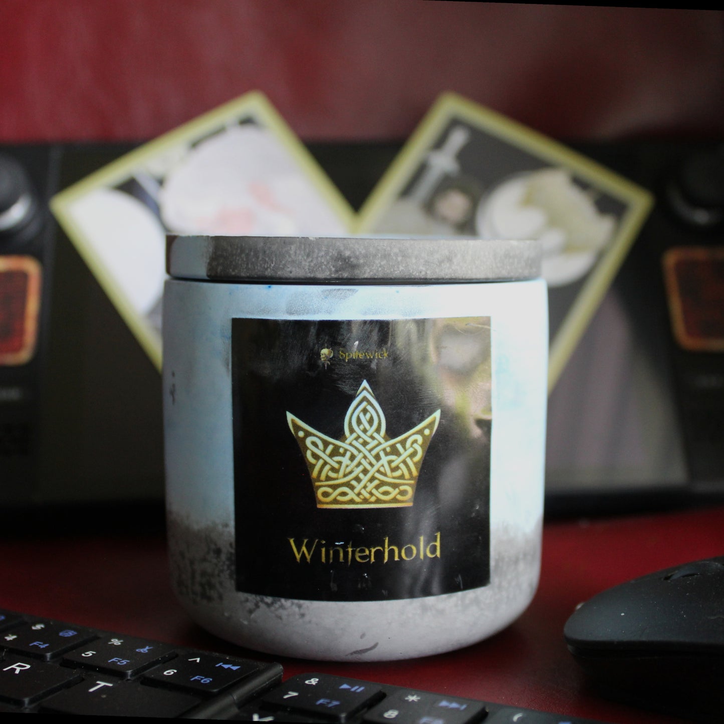 ❄️ Winterhold Candle — Where Magic Breathes ❄️