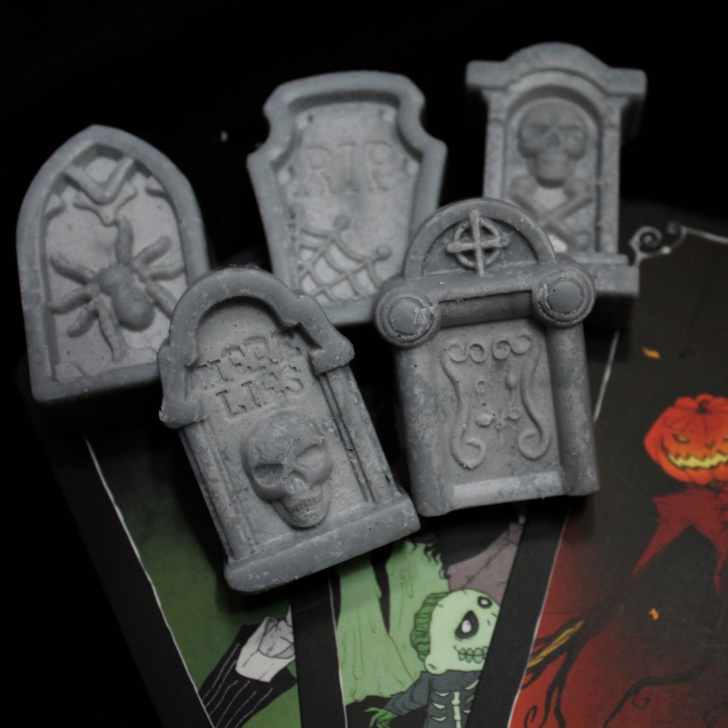 🪦 Tombstone Wax Melts – Gothic Fragrance for the Morbidly Inclined