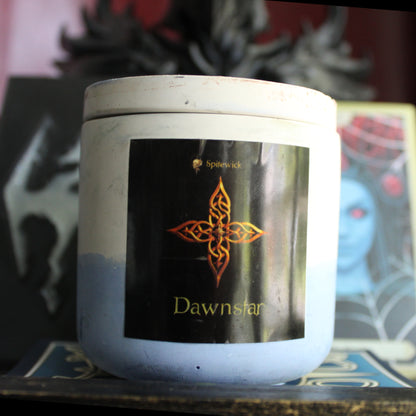 ❄️ Dawnstar Candle — A Skyrim Winter Captured in Wax ❄️