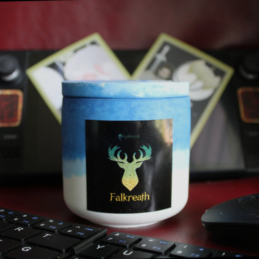 🌲 Falkreath Candle — A Whisper from Skyrim’s Ancient Forests 🌲