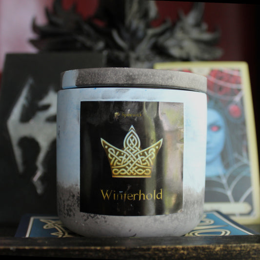 ❄️ Winterhold Candle — Where Magic Breathes ❄️